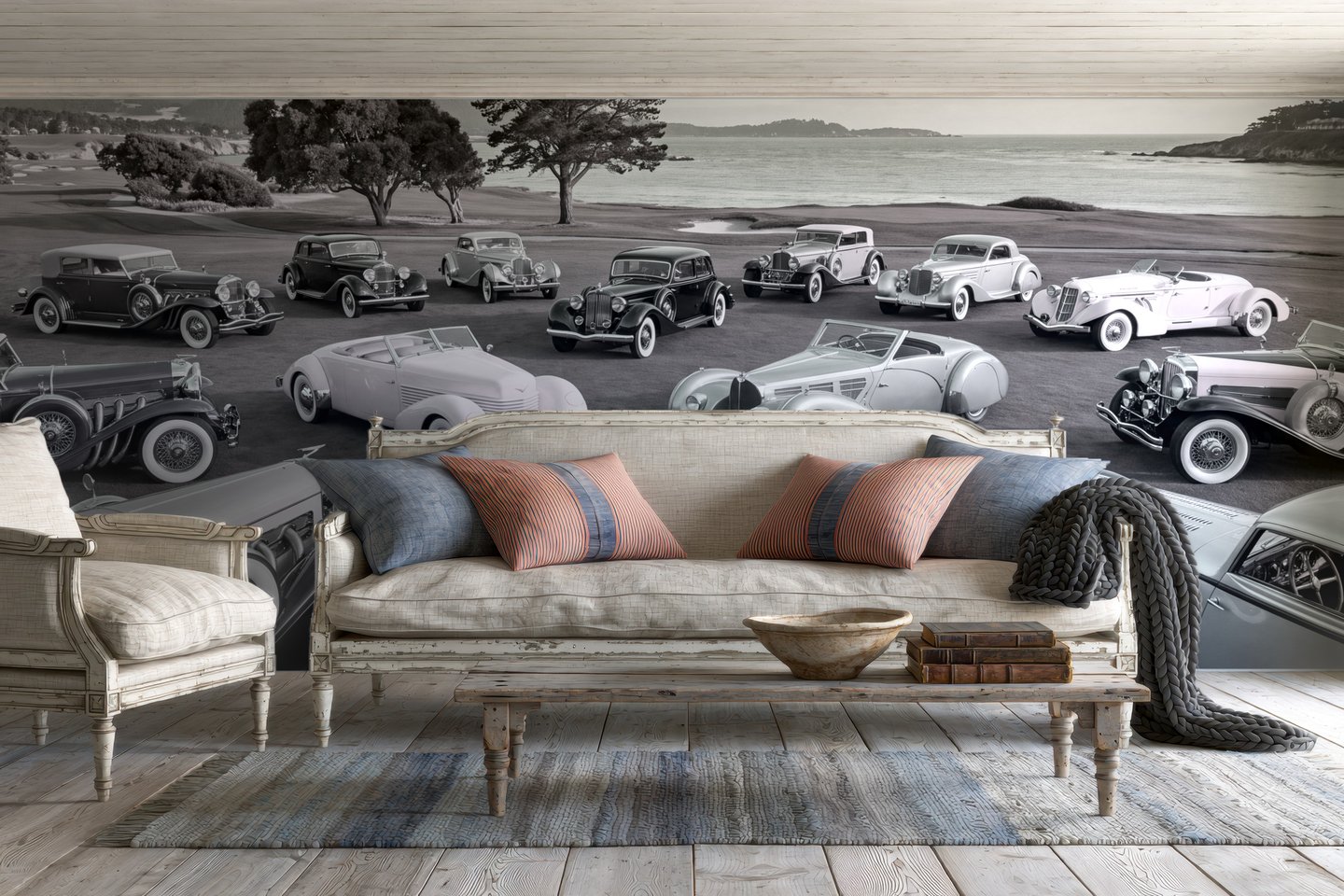 Pebble Beach グレー photo wallpaper