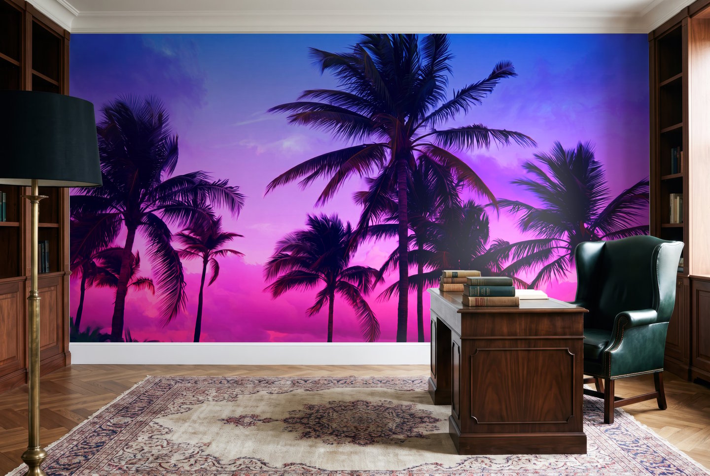 Solstice violet mural