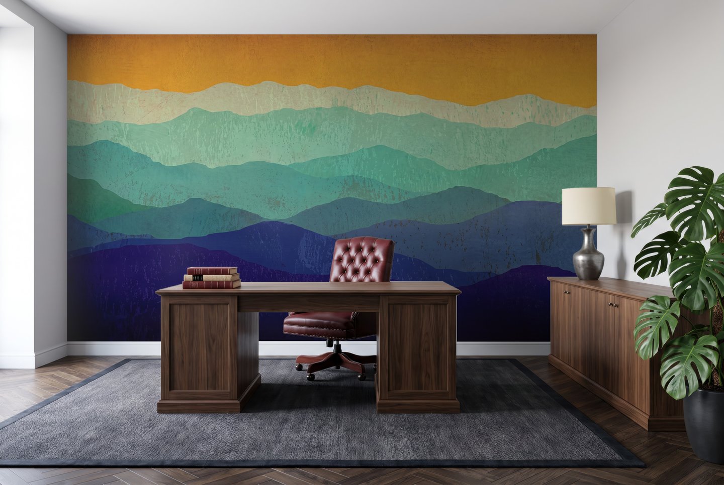 Onyx Horizons 青 mural