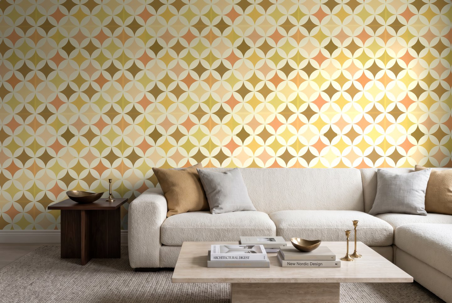 Vitra gul wallpaper