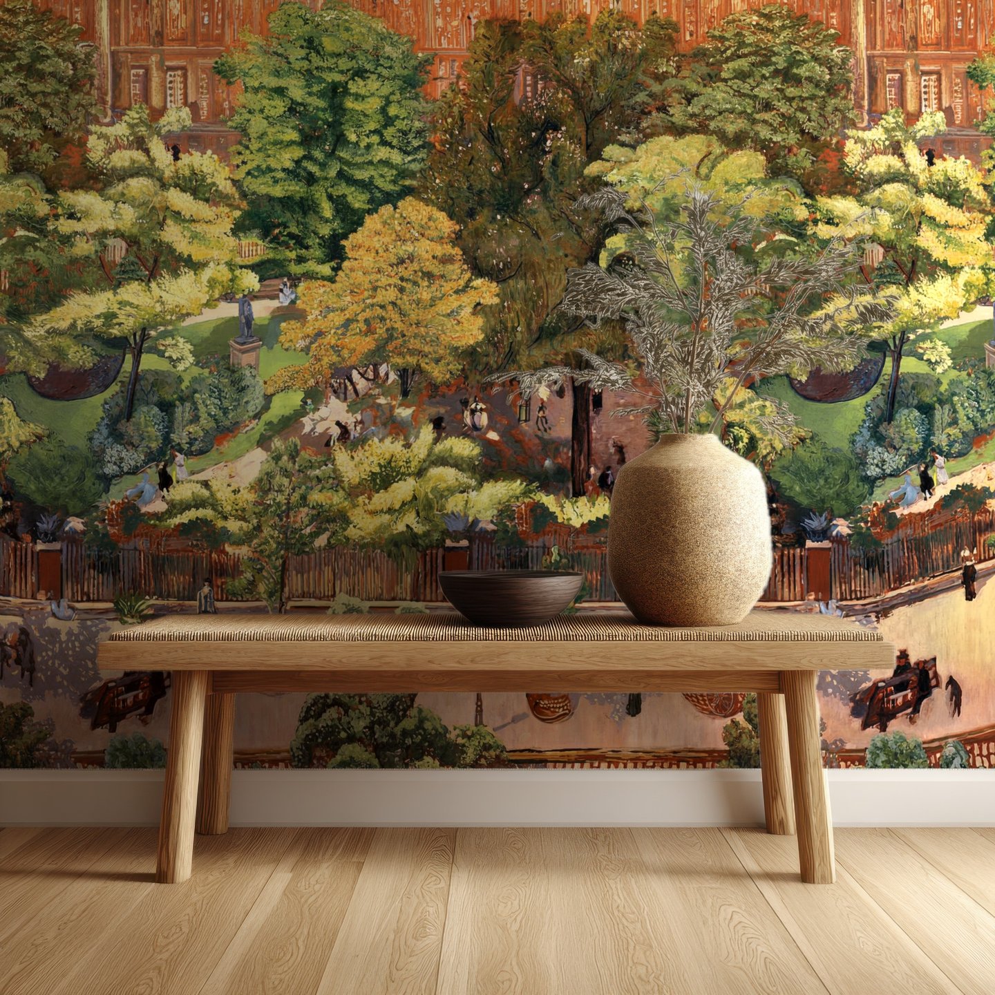 Garden Whisper 緑 mural