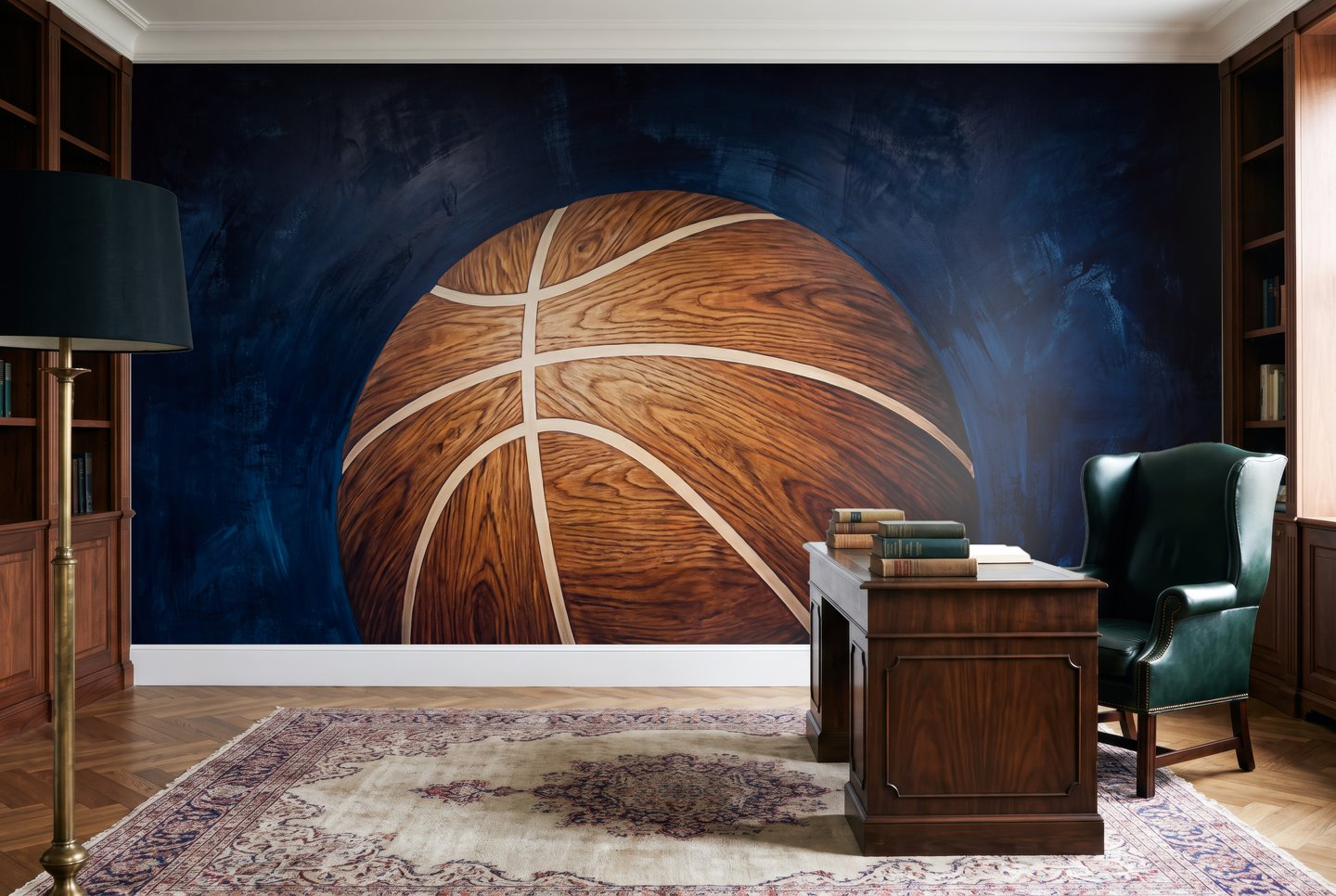 アリアの球体 青 mural