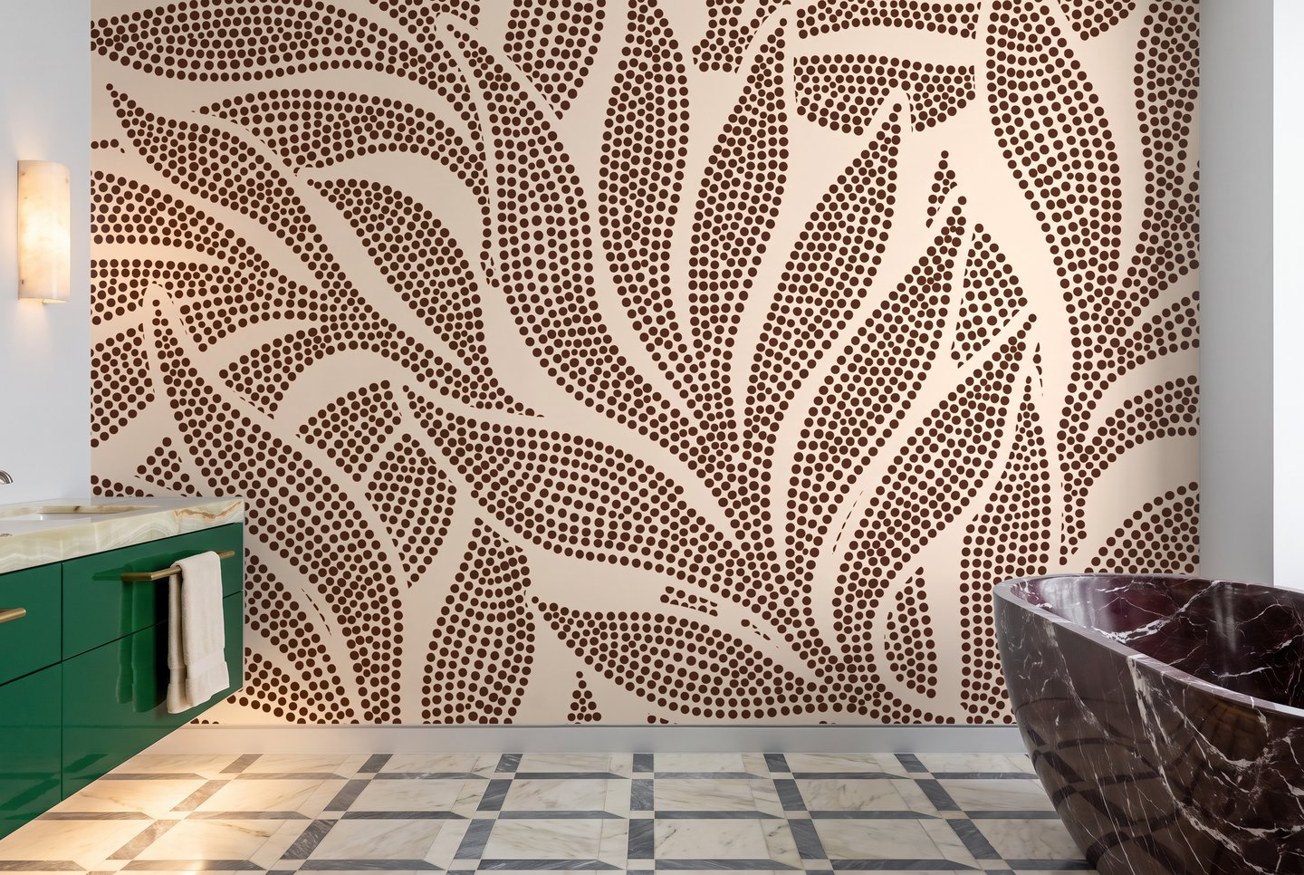 Ripplescape terrakotta mural