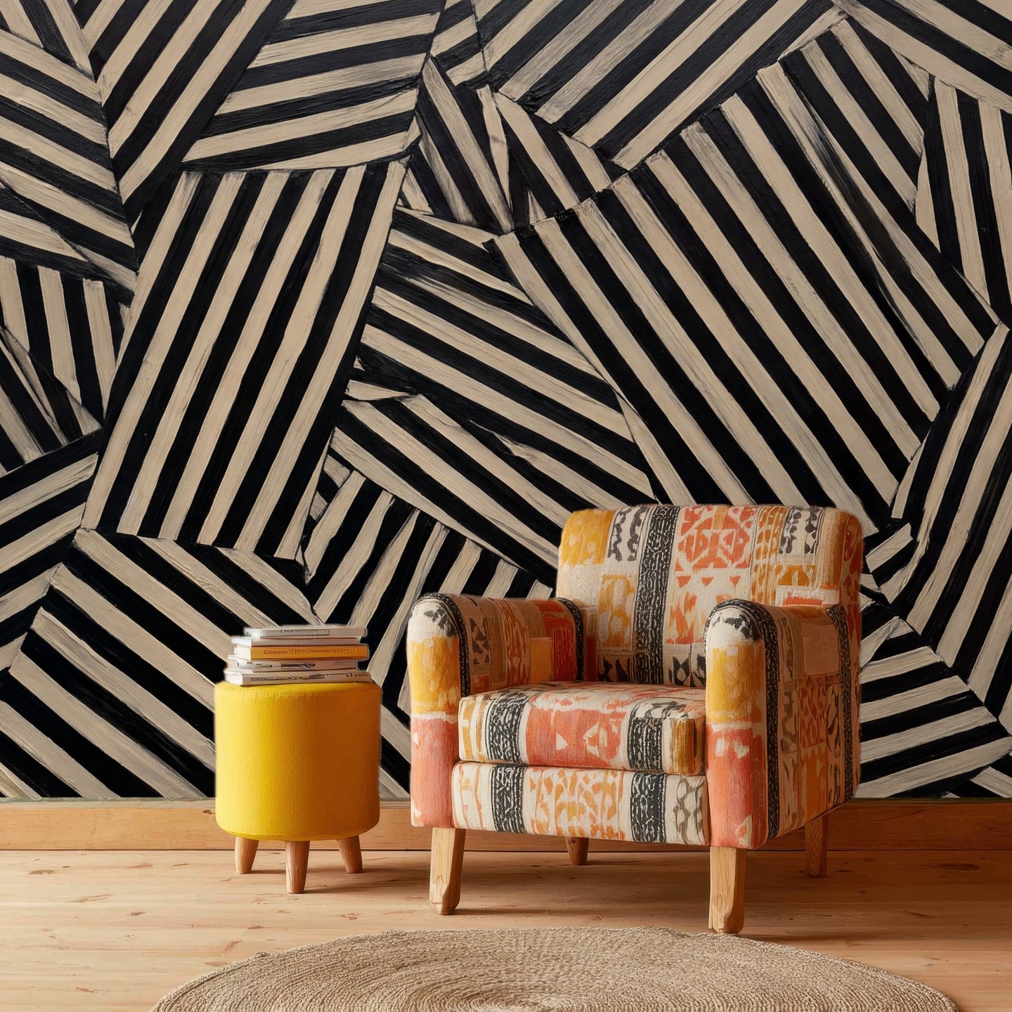 Ritmo 검은색 mural