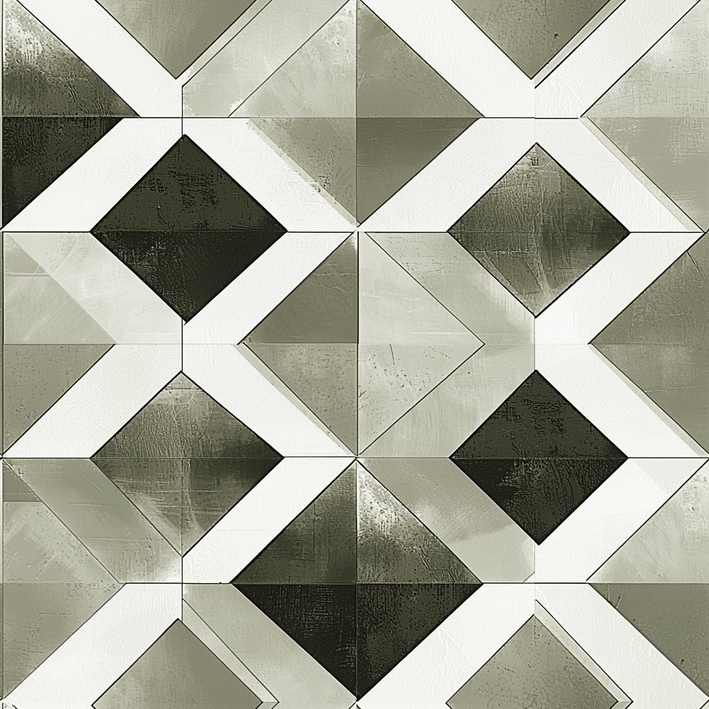 Sunset Geometric beige wallpaper
