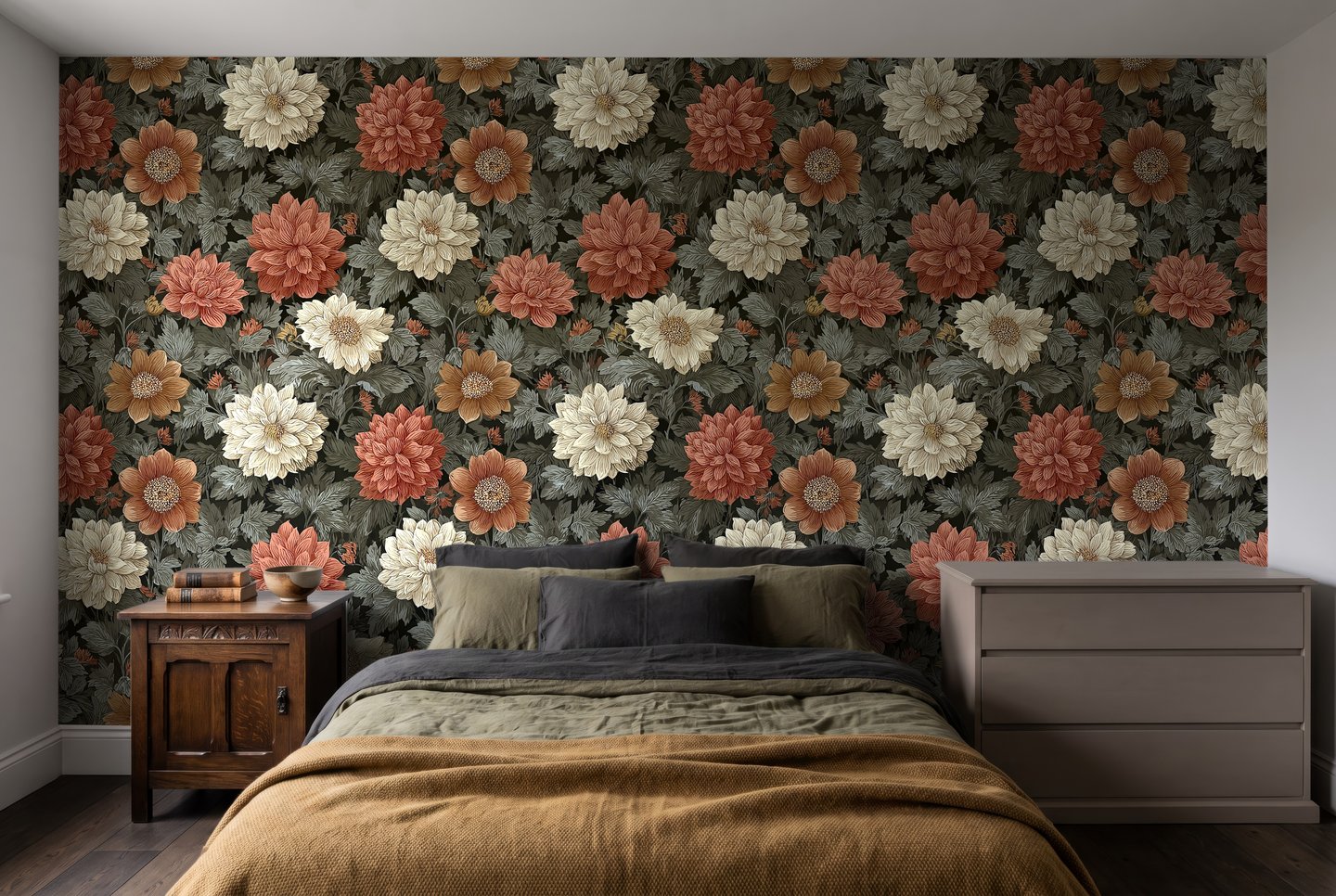 Cinnamon Petals 갈색 wallpaper