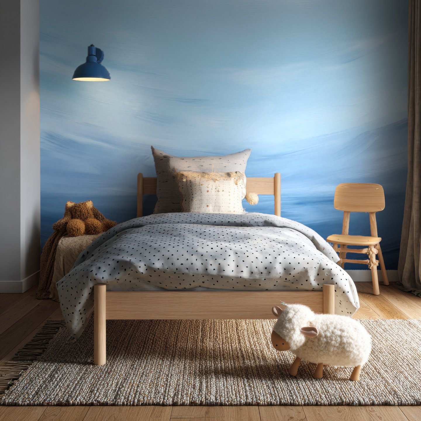 Cumulus 파란색 mural