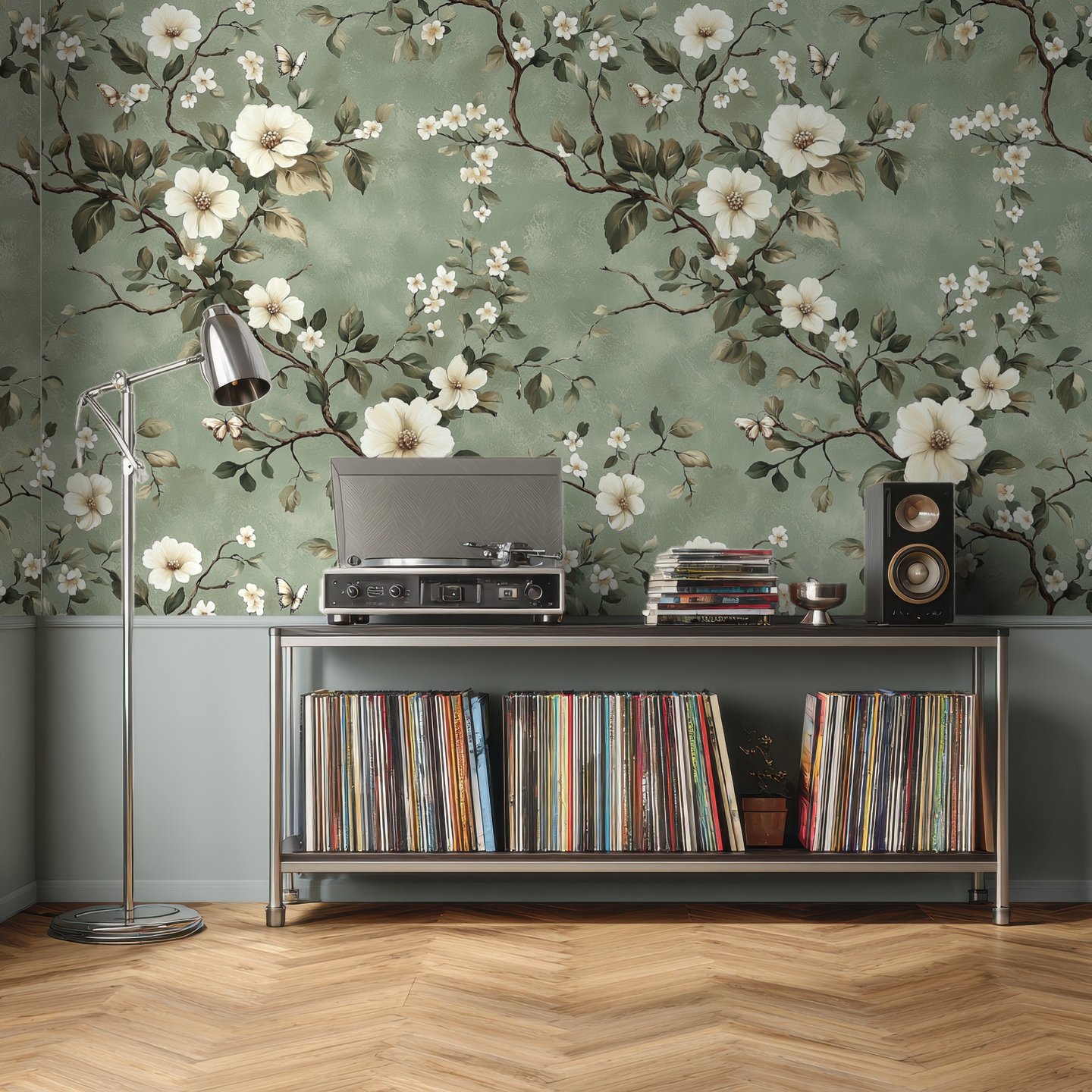 Edenbrook 올리브색 wallpaper