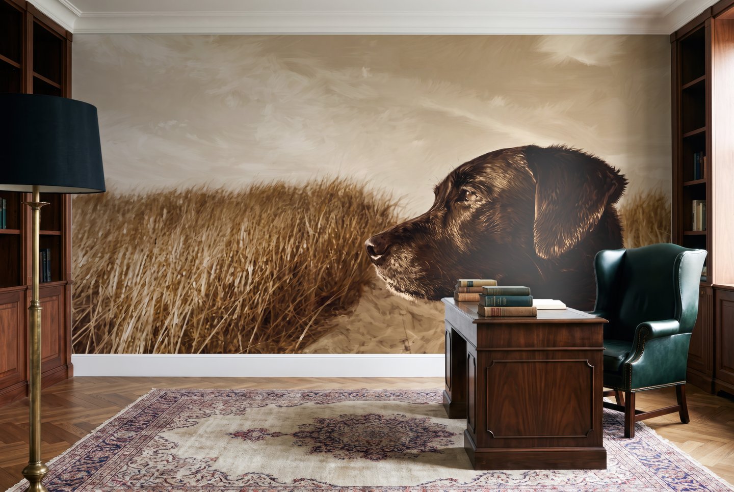 Glenmoor 茶色 mural