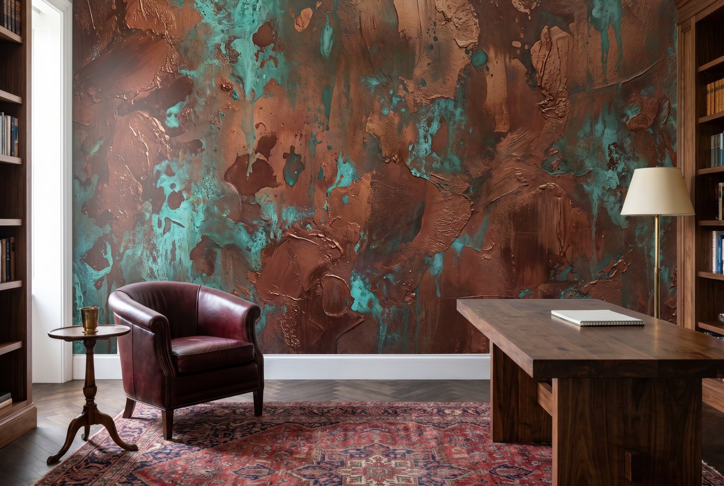 Quarry Canvas 갈색 mural