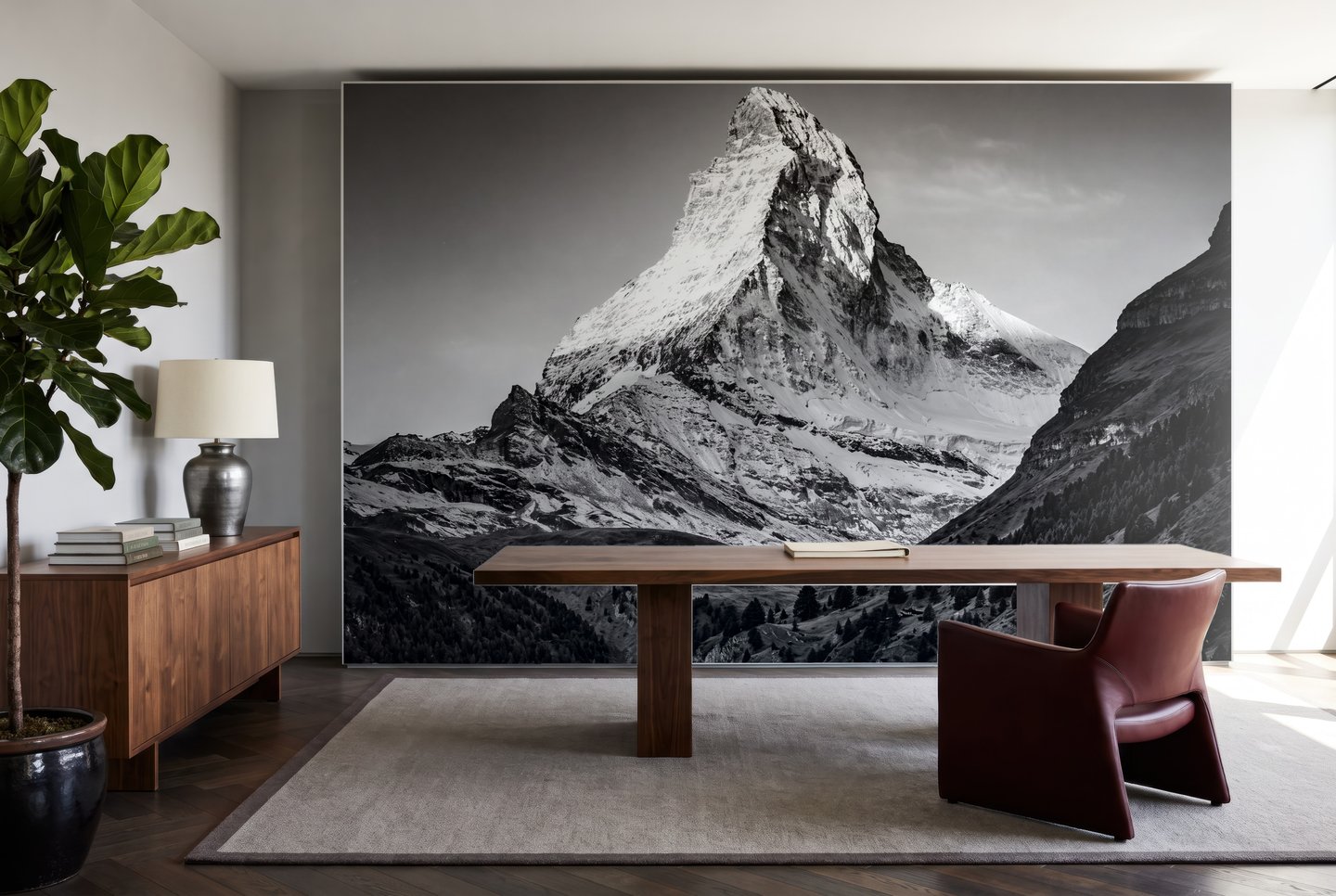 Summit Silence グレー mural
