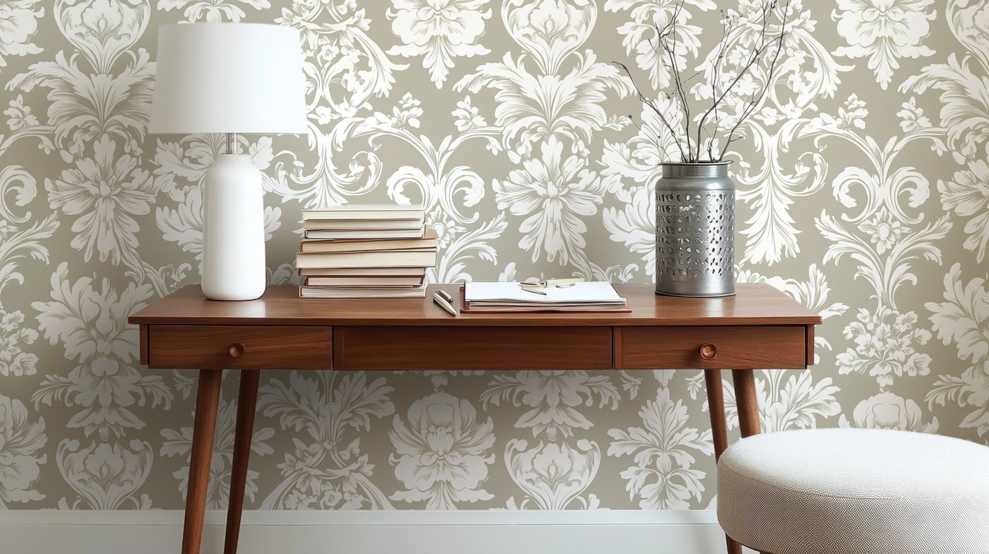 Arabesque 노란색 wallpaper
