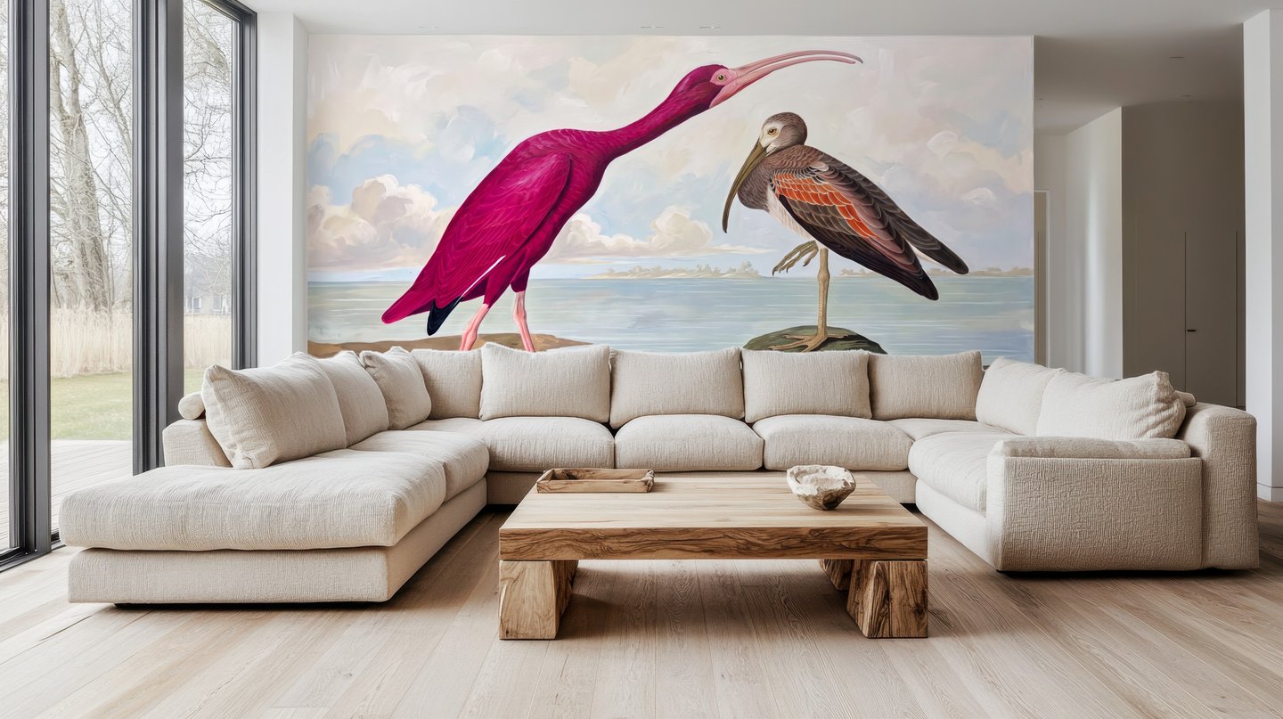 Twilight Avian ピンク mural