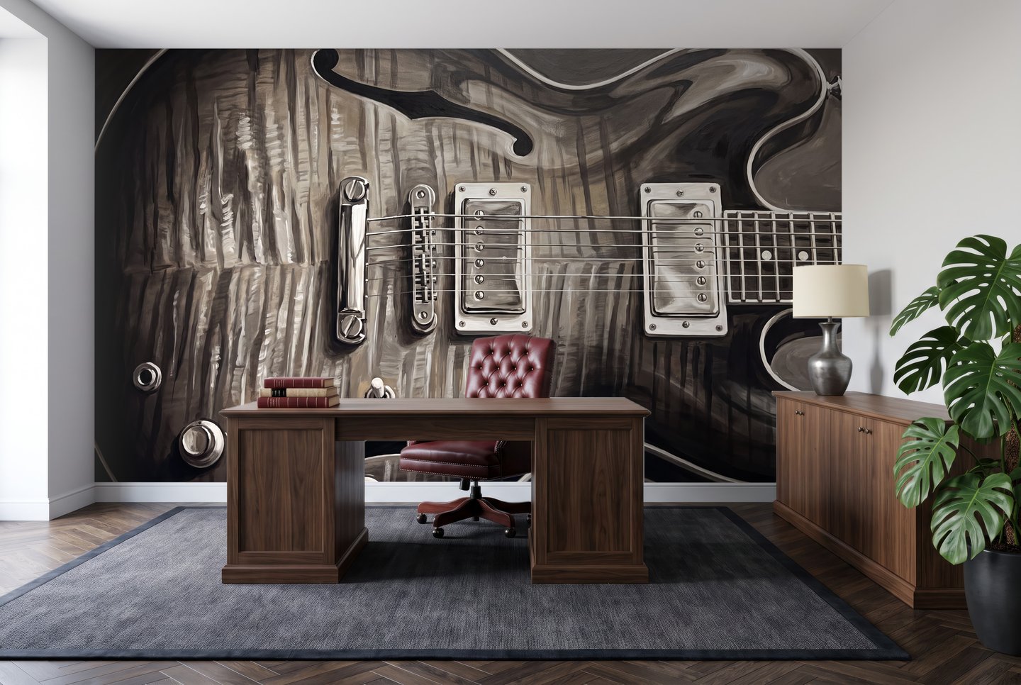 Luthier's Craft brun mural