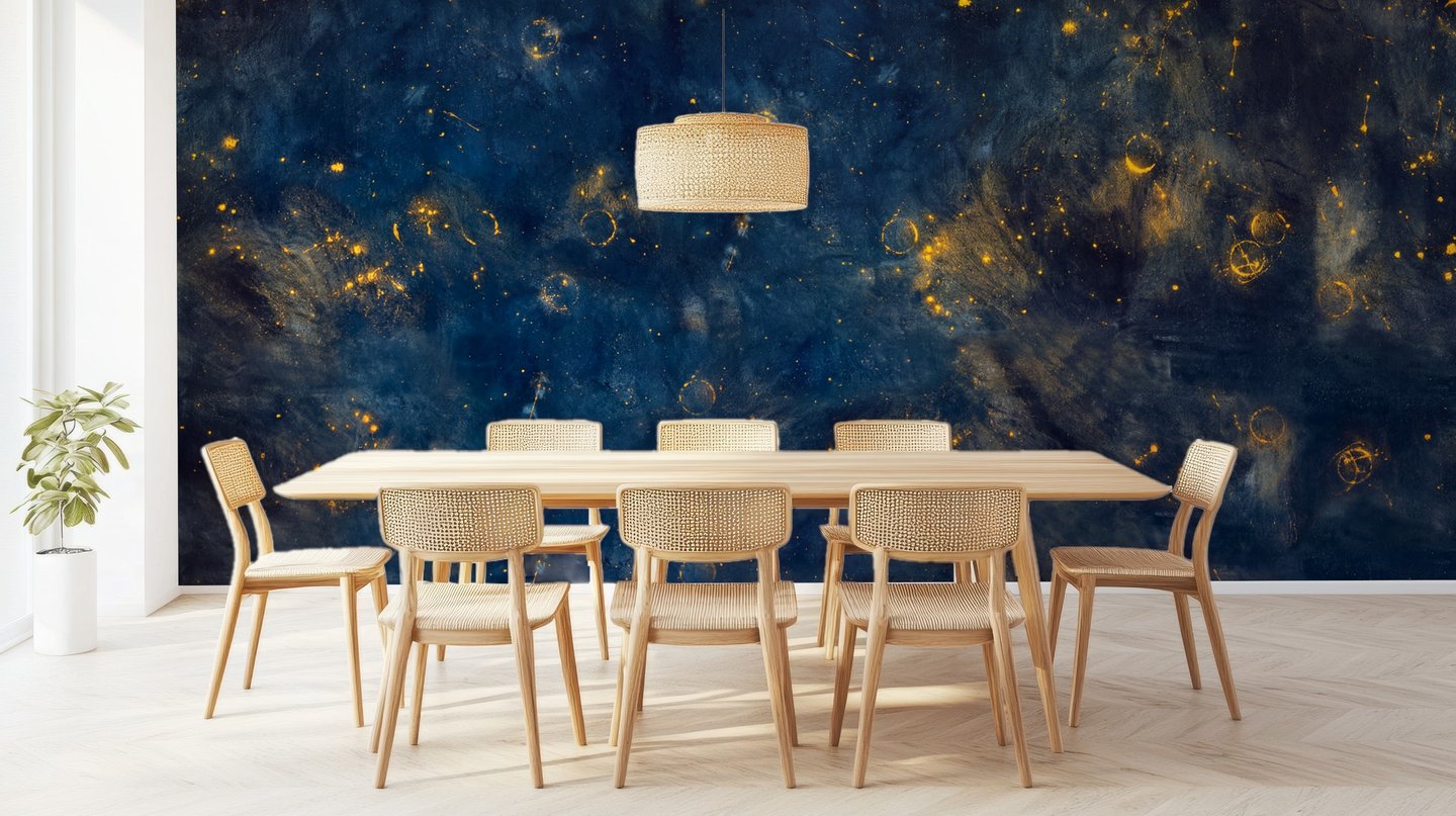 Lapis Constellation 青 mural
