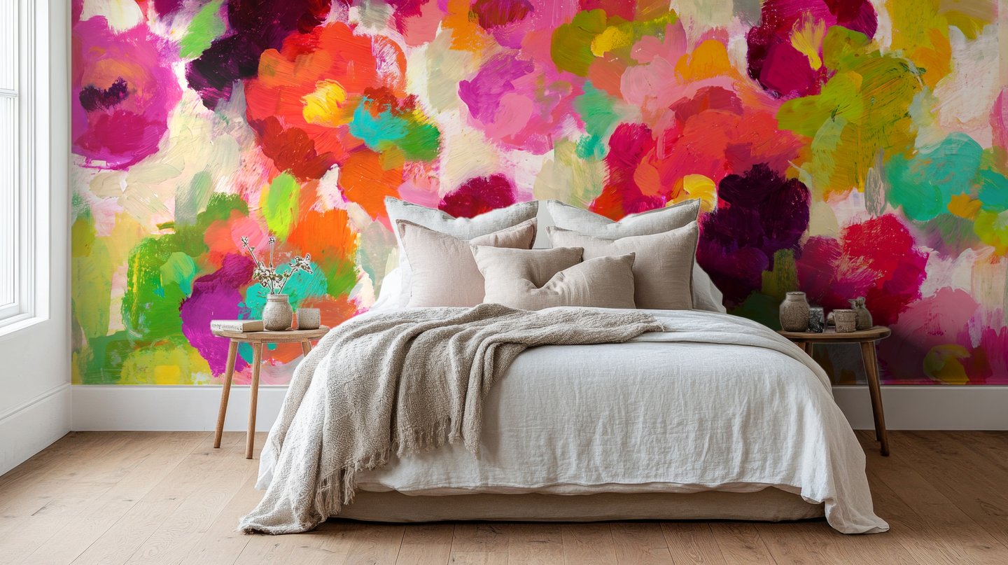 Luminance 분홍색 mural