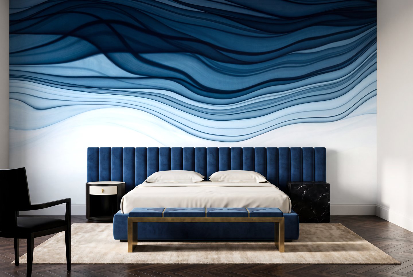 Arpeggio 파란색 mural
