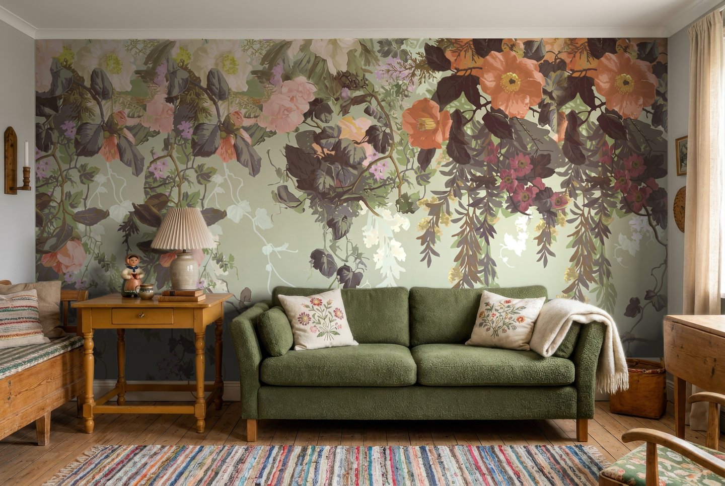 Flâneur 초록색 mural
