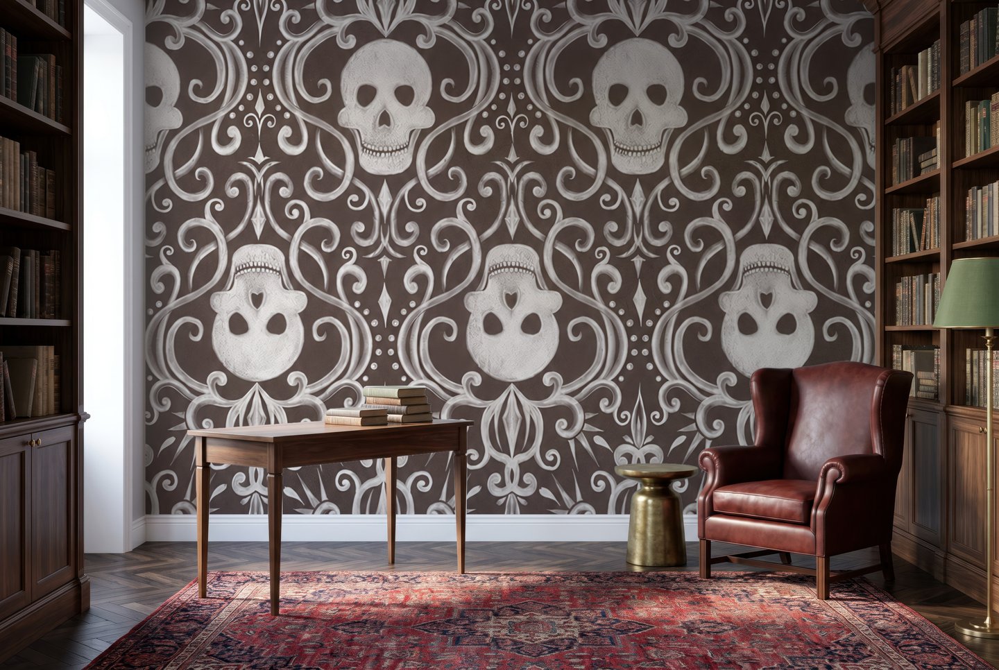 Vanitas brown mural