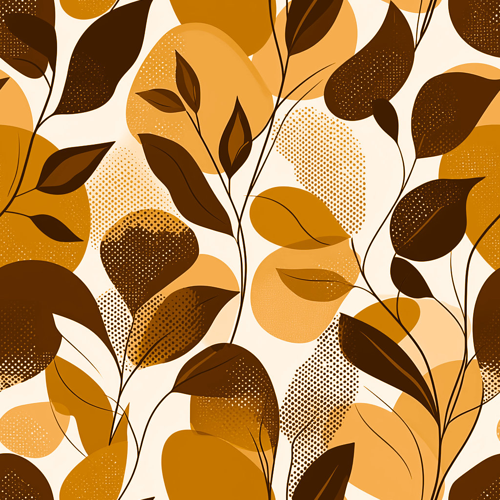 Autumn Bloom - Harvest oransje wallpaper