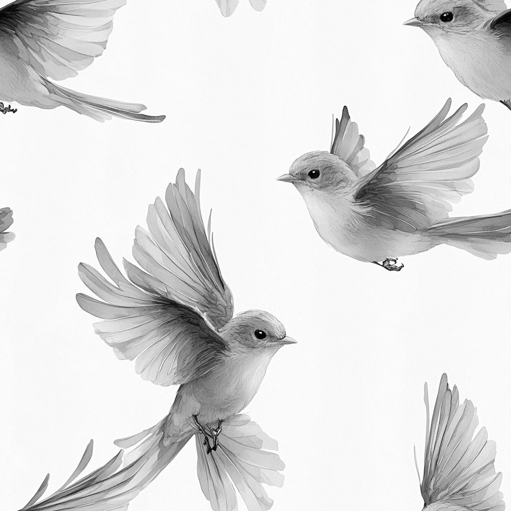 Azure Flight Serenity black wallpaper