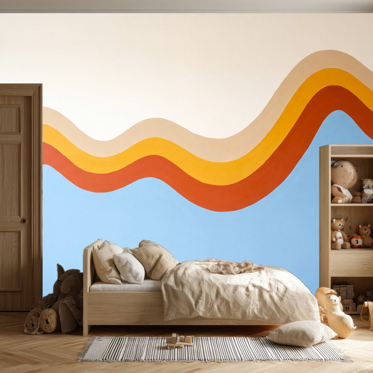 太陽のセレナーデ 青 mural