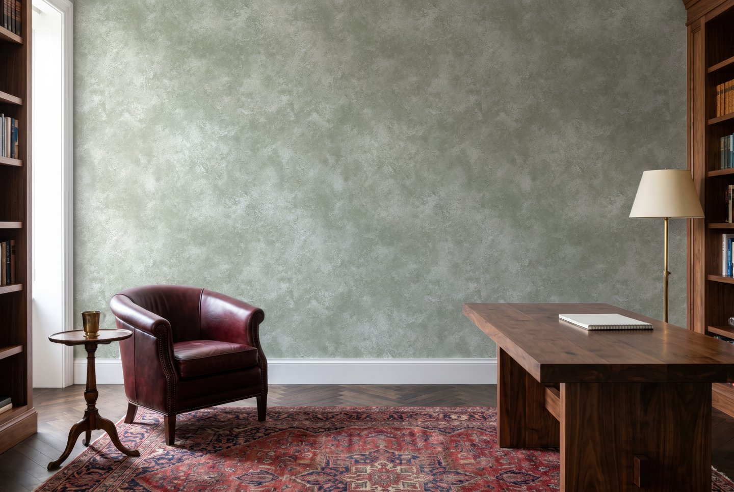 Driftwood Haven oliven wallpaper