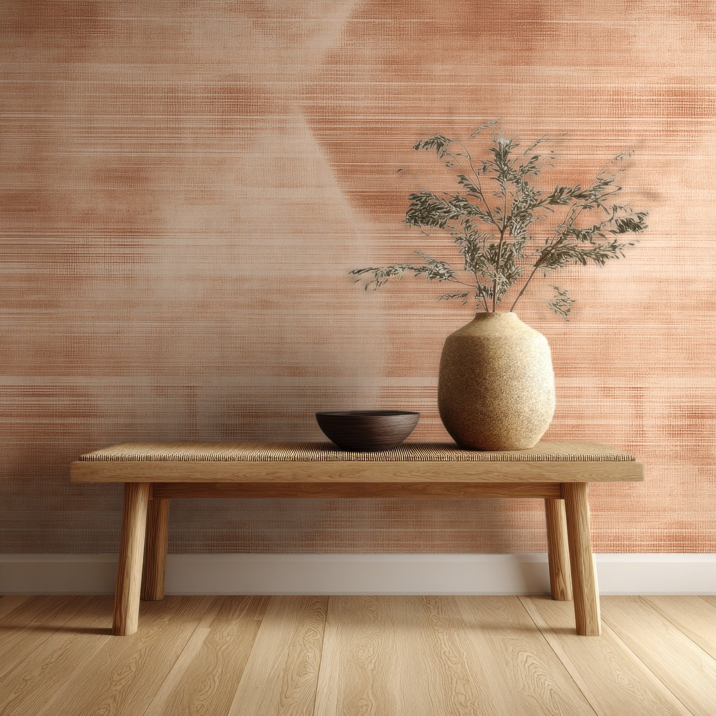 Sandstone Haven terracotta wallpaper