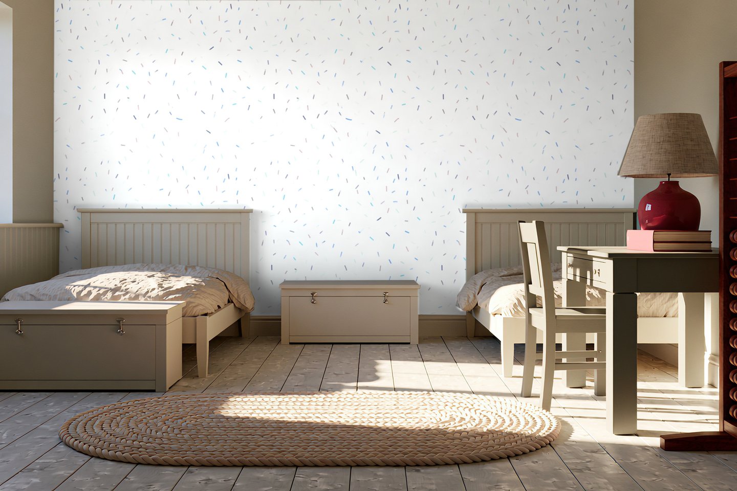 Pale Plaster Wash 파란색 wallpaper