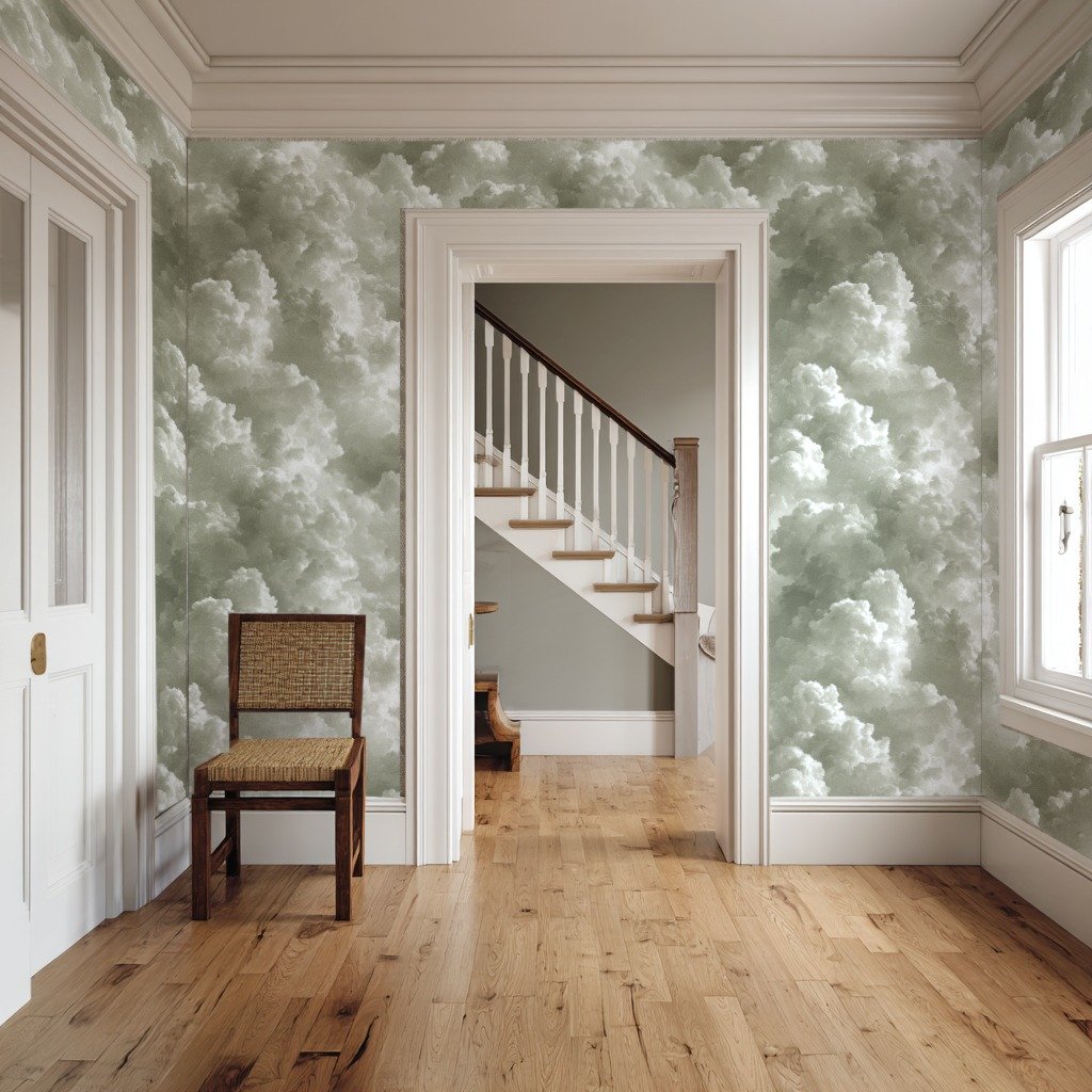 Celestial Dream beige wallpaper
