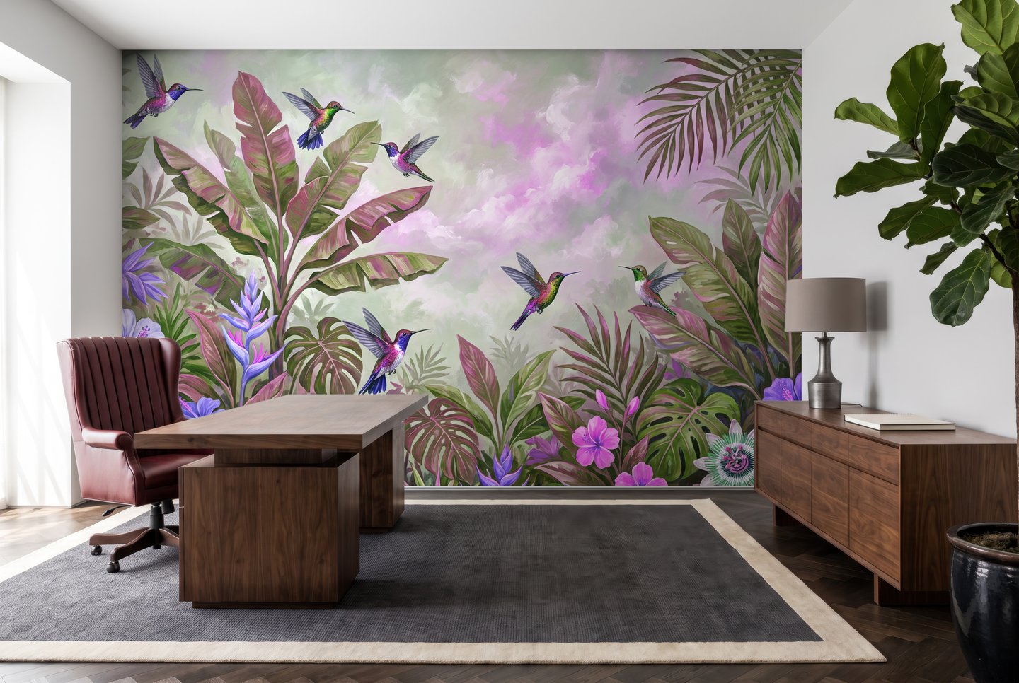 Amazonia Skies Terrakotta mural