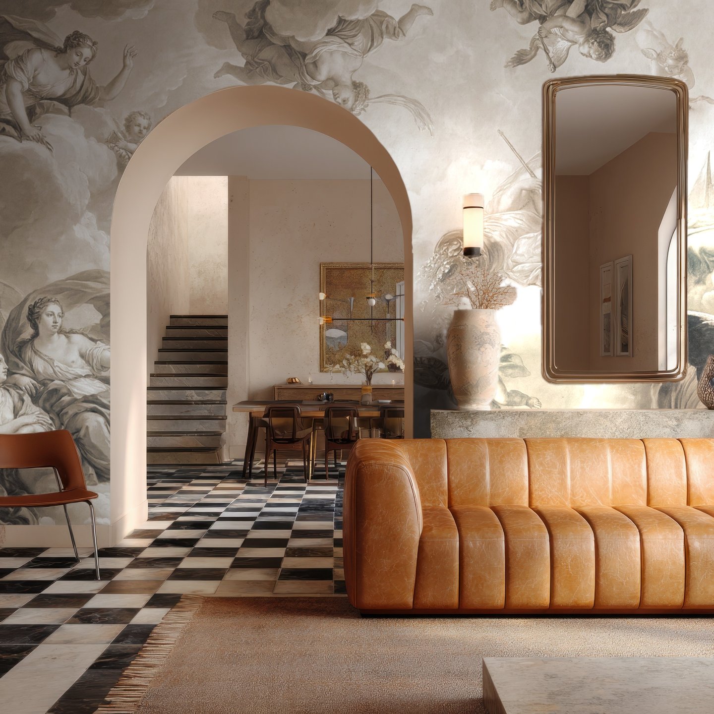 Alabaster Reverie クリーム mural