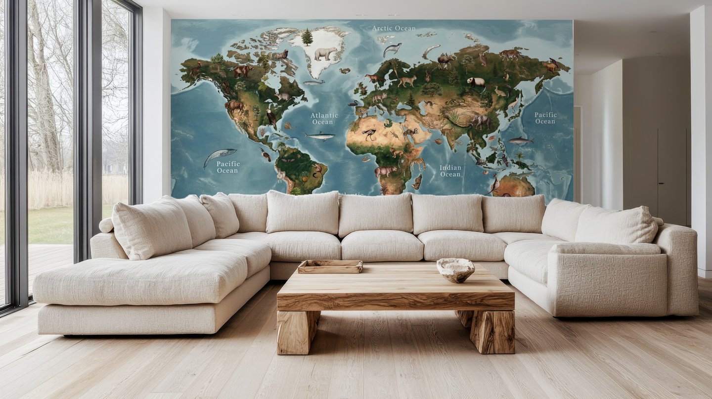 Harbour Folio 파란색 mural
