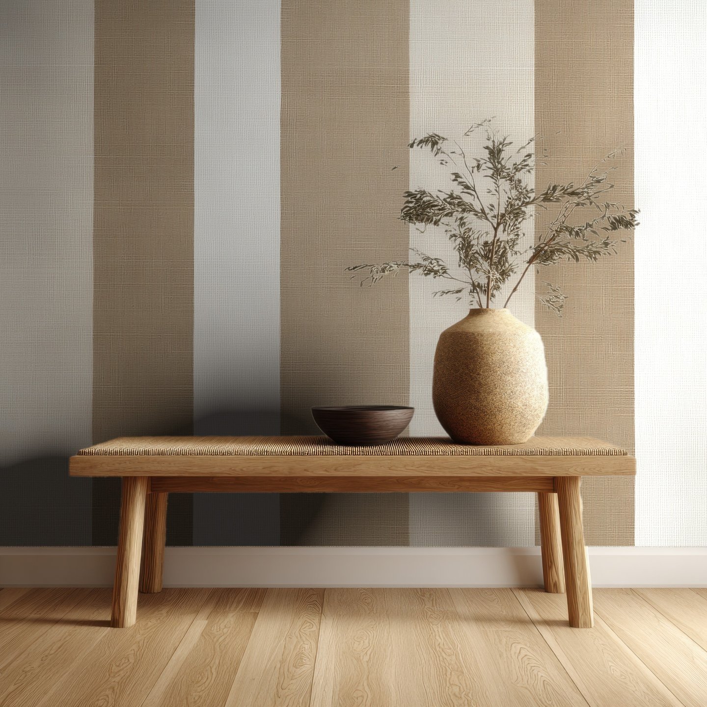 Misty Drift beige wallpaper