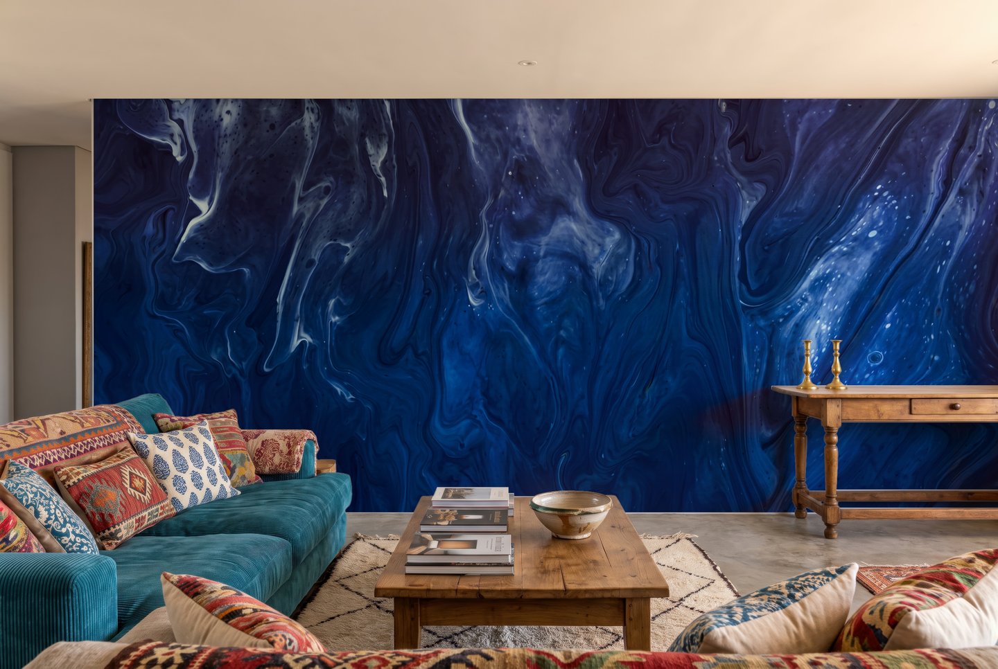 Tidal Flow 네이비색 mural