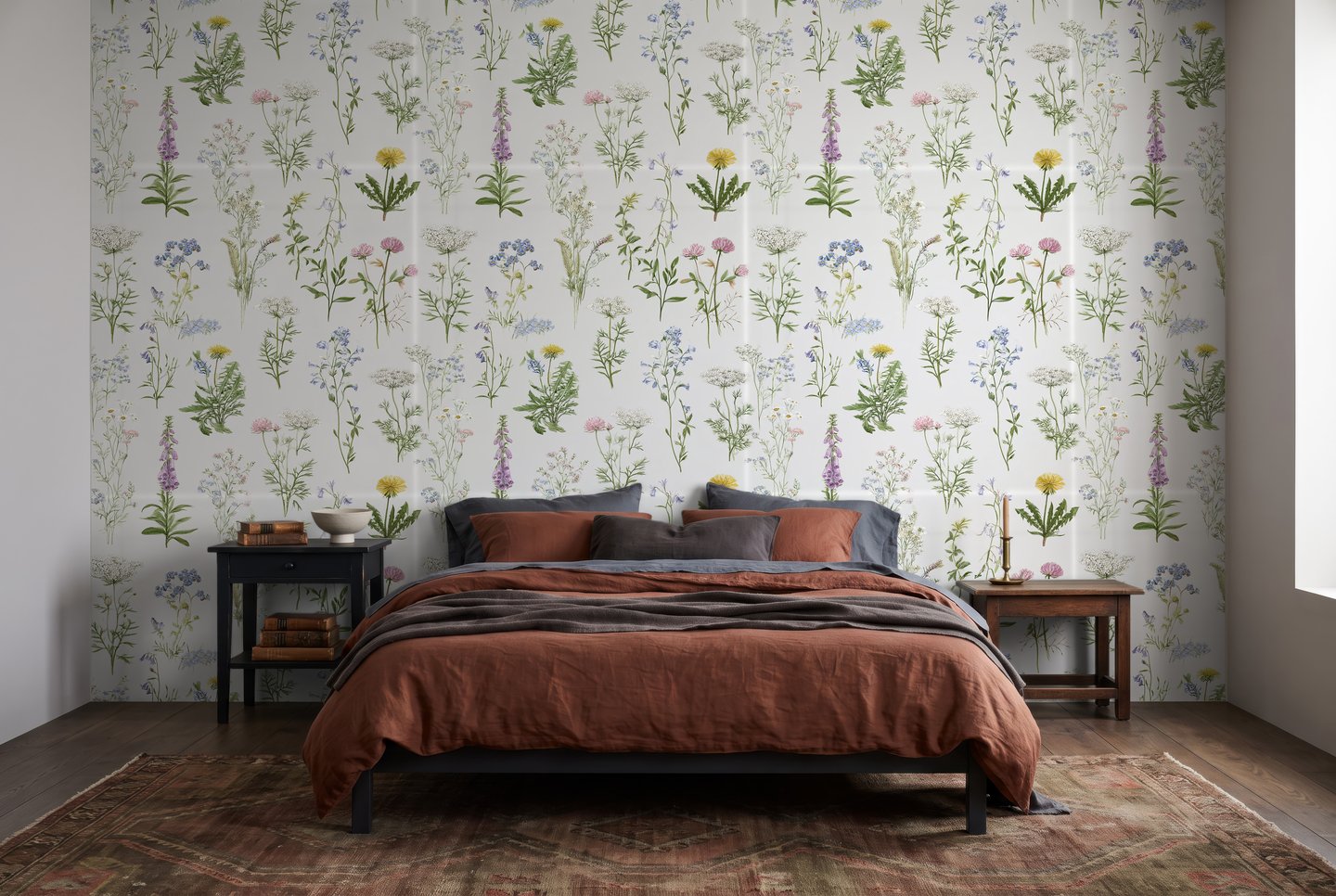 Botanical Reverie 초록색 wallpaper