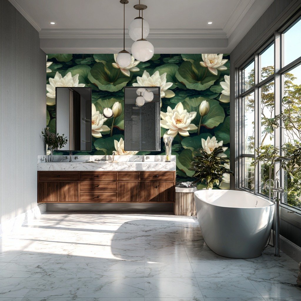 Tranquil Waterlilies