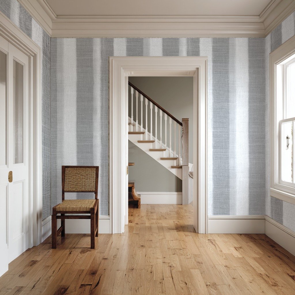 Sandstone Stria svart wallpaper