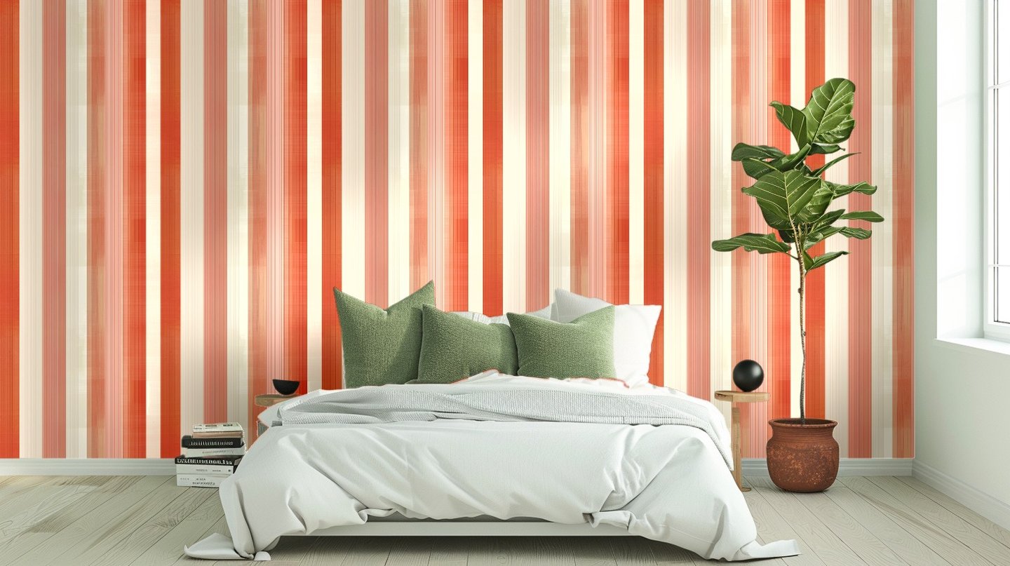 Amber Stripes Essence 주황색 wallpaper