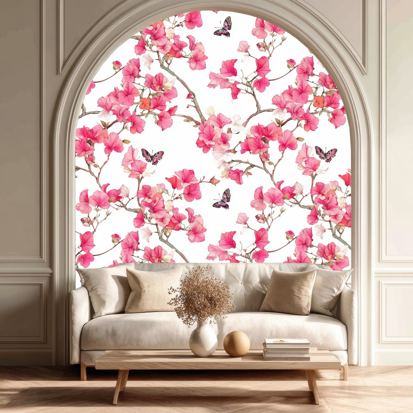 Fuchsia Butterfly Bloom ピンク wallpaper