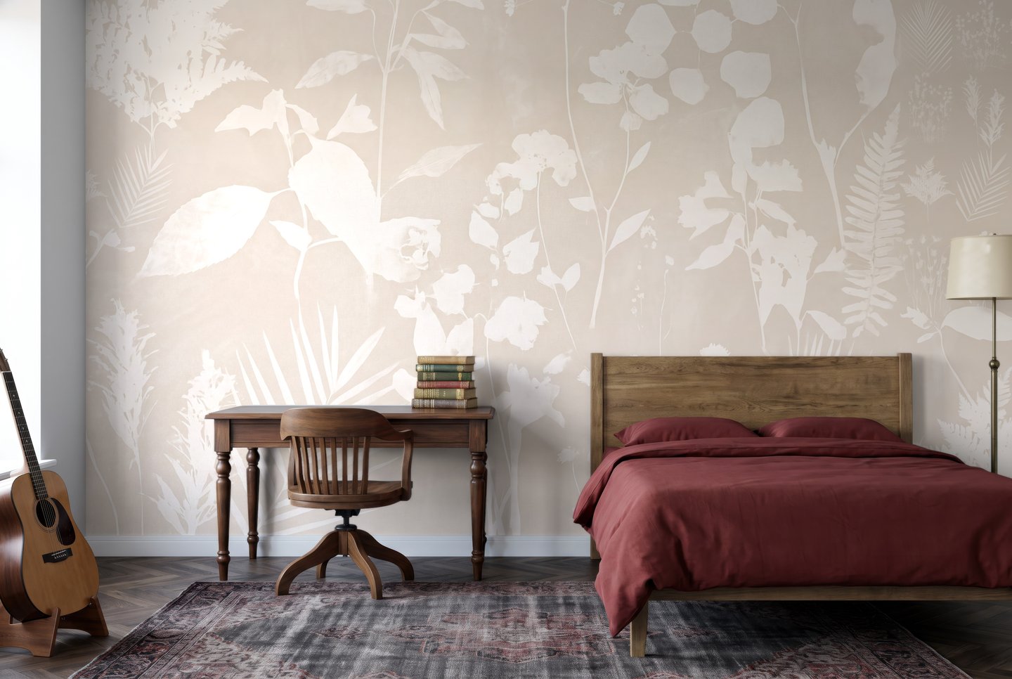 Dappled Solstice 베이지색 mural