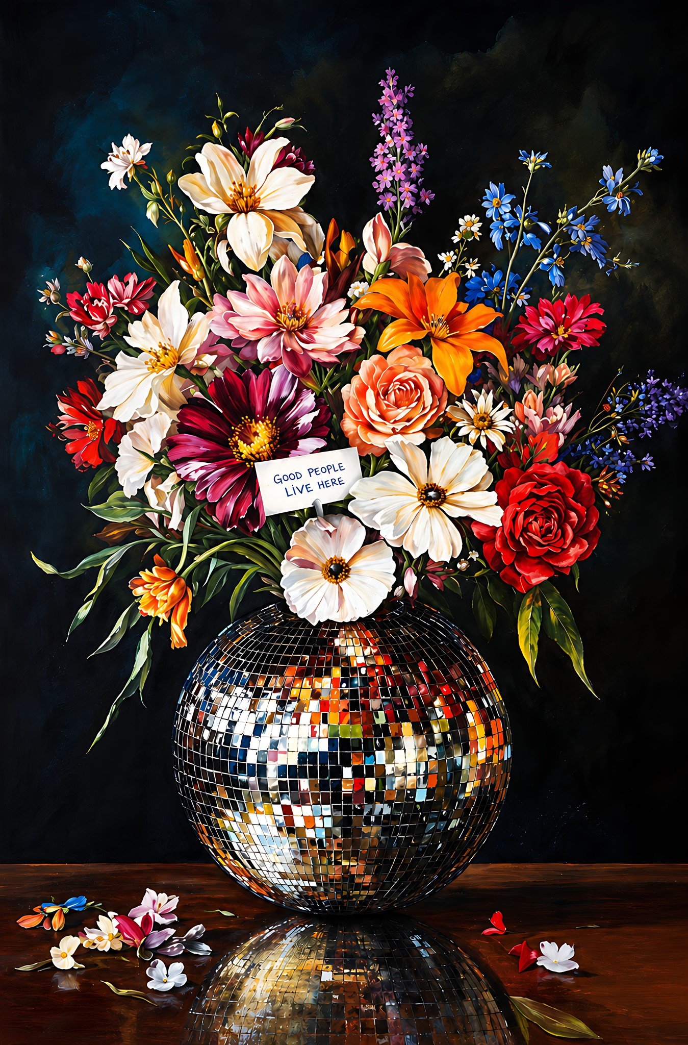 Mirrorball Bouquet