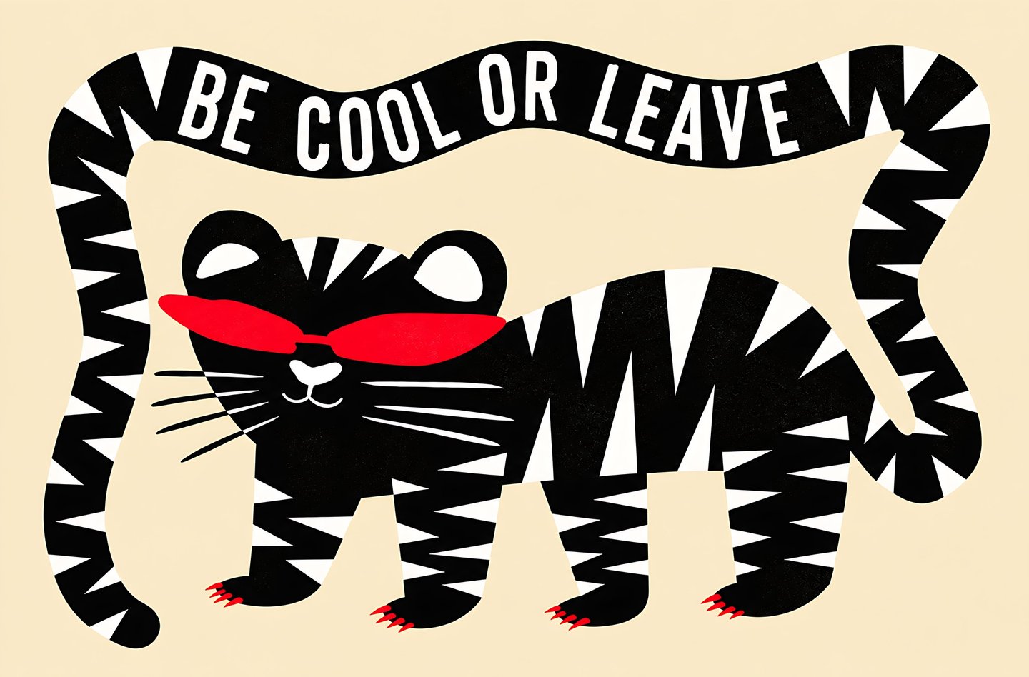 Red Shades Tiger