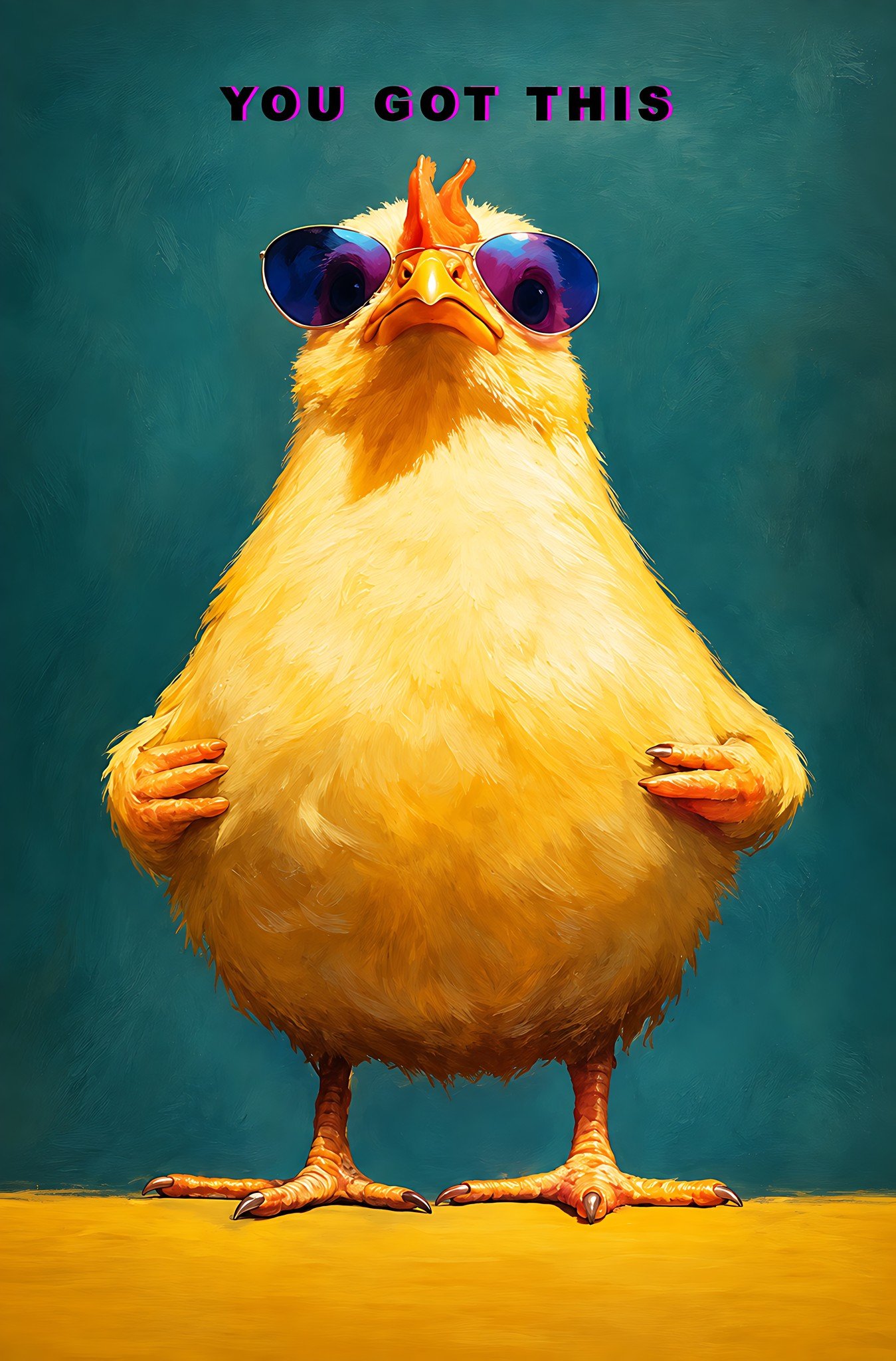 Chick with Swagger