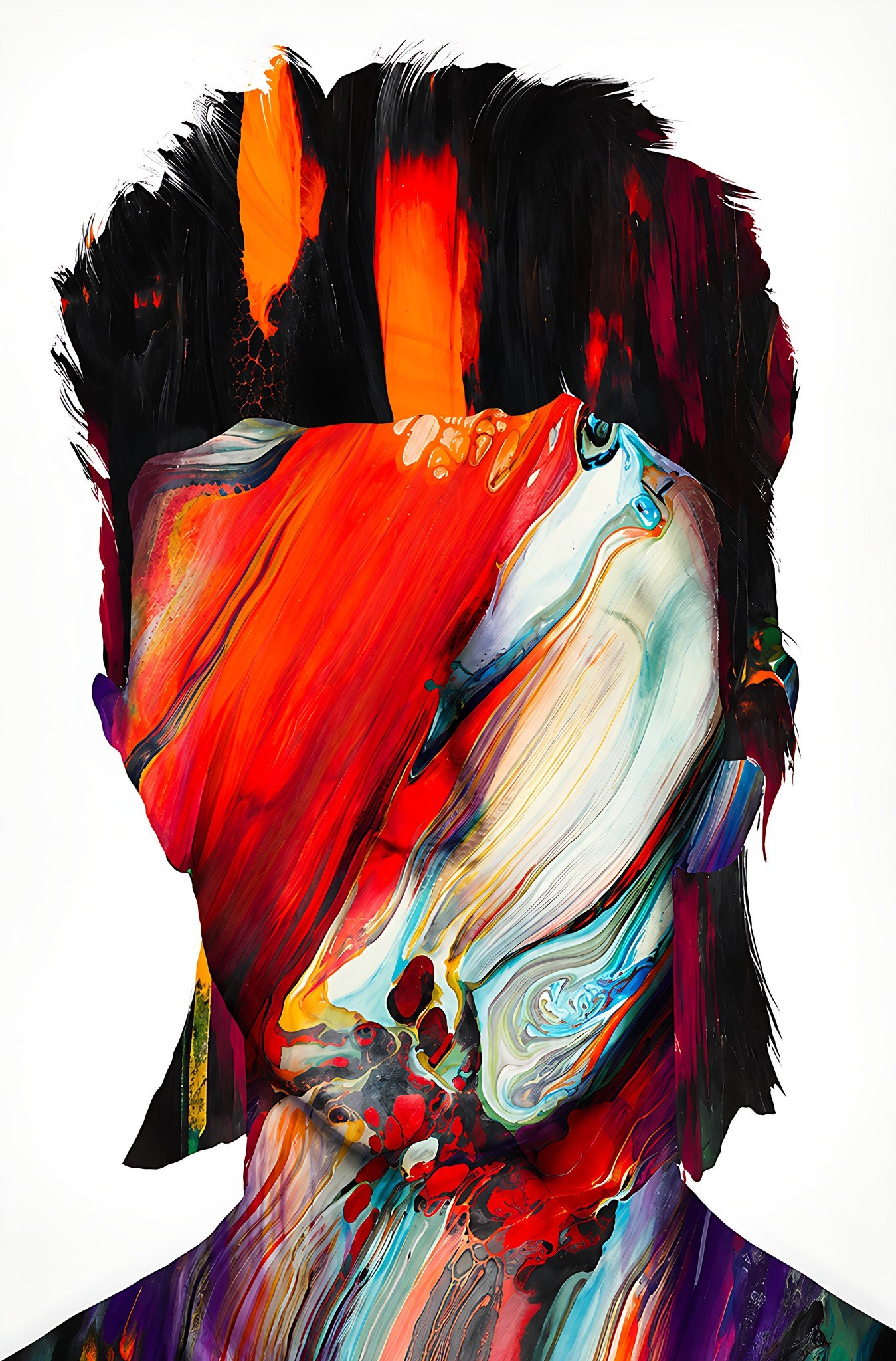 Molten Colour Portrait