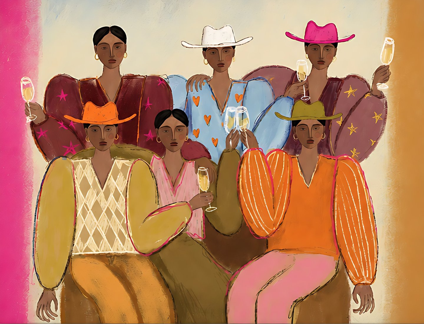 Cowgirls Raise a Glass