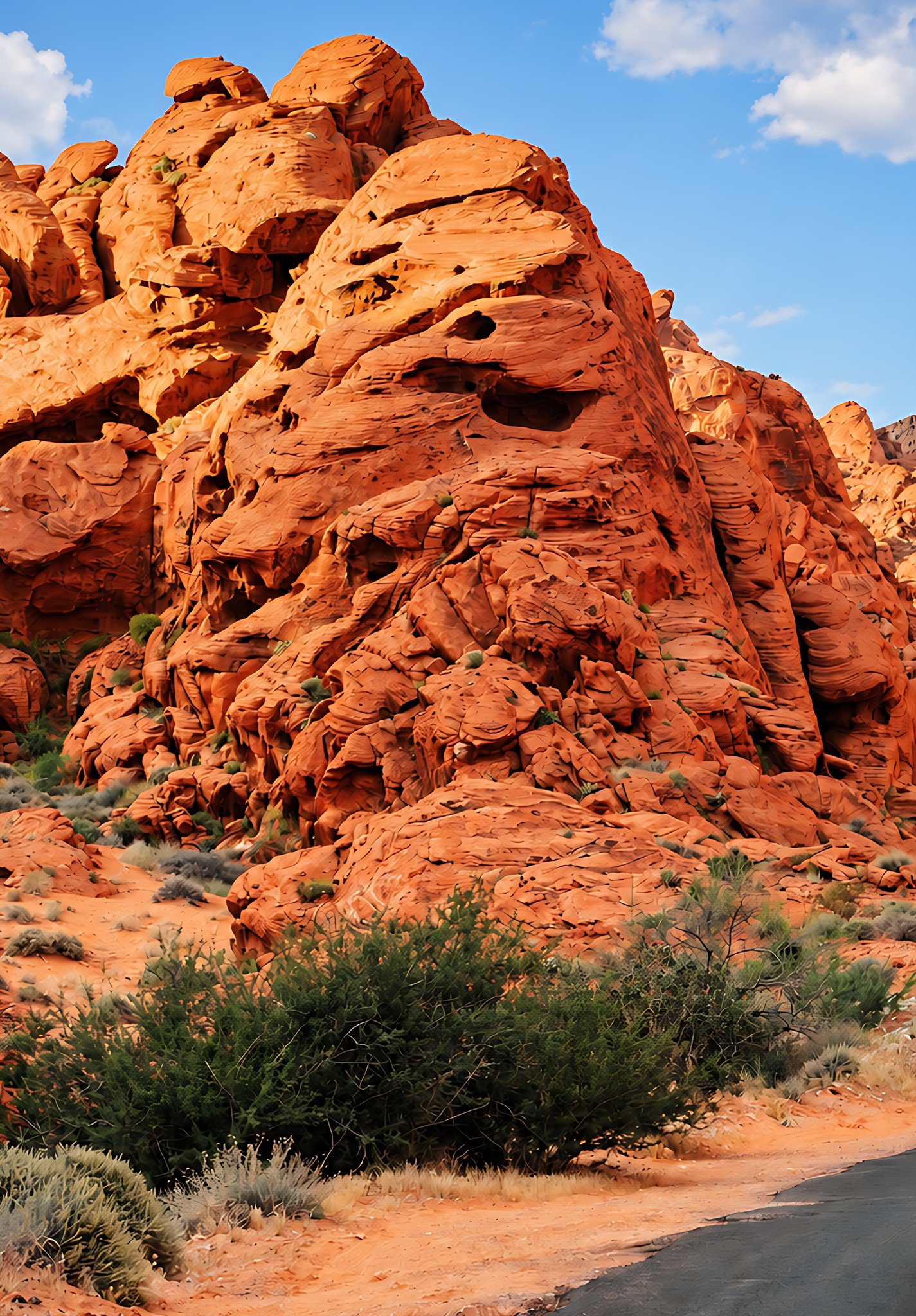 Sandstone Road Bend