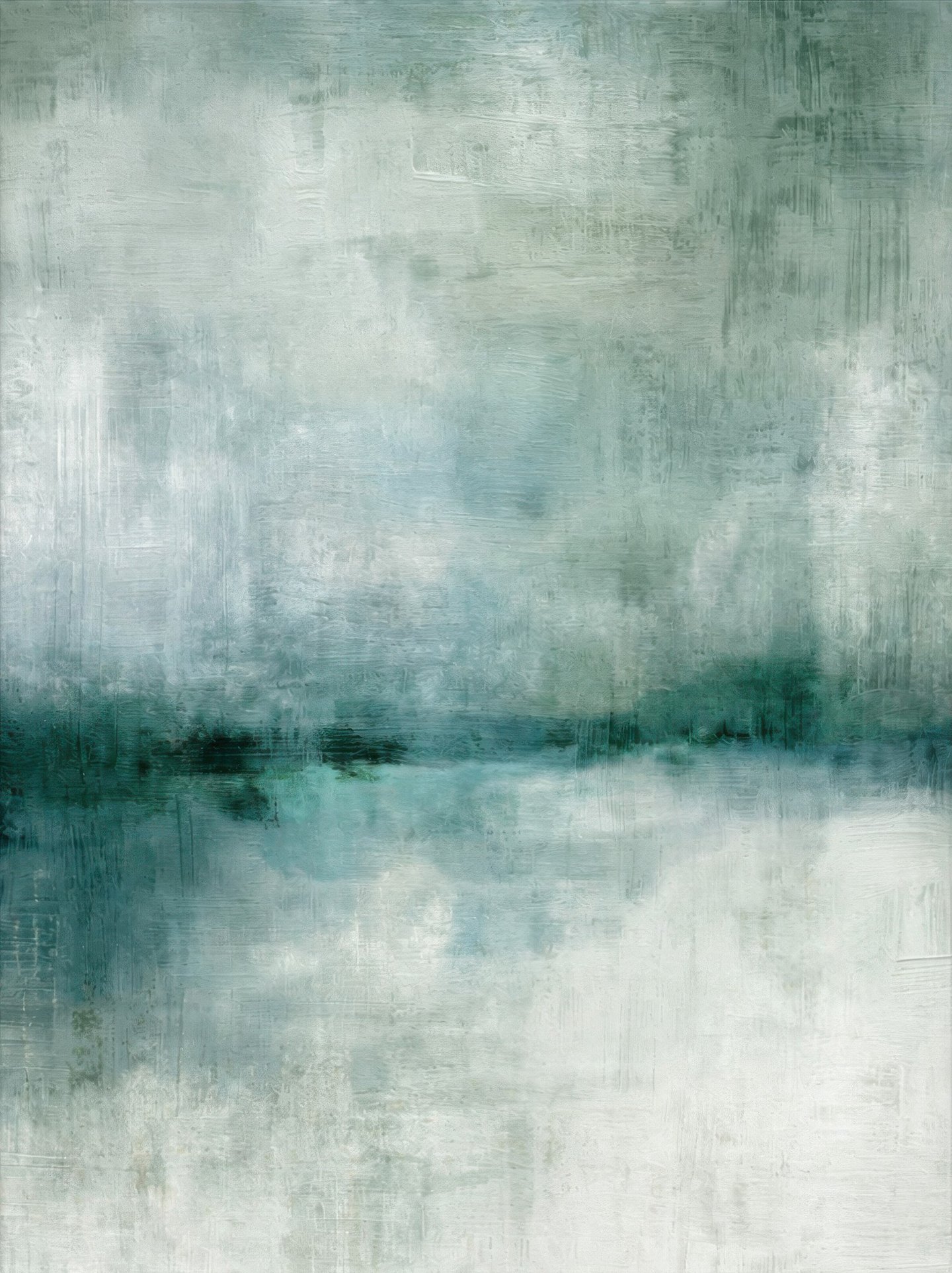 Teal Fog Shoreline