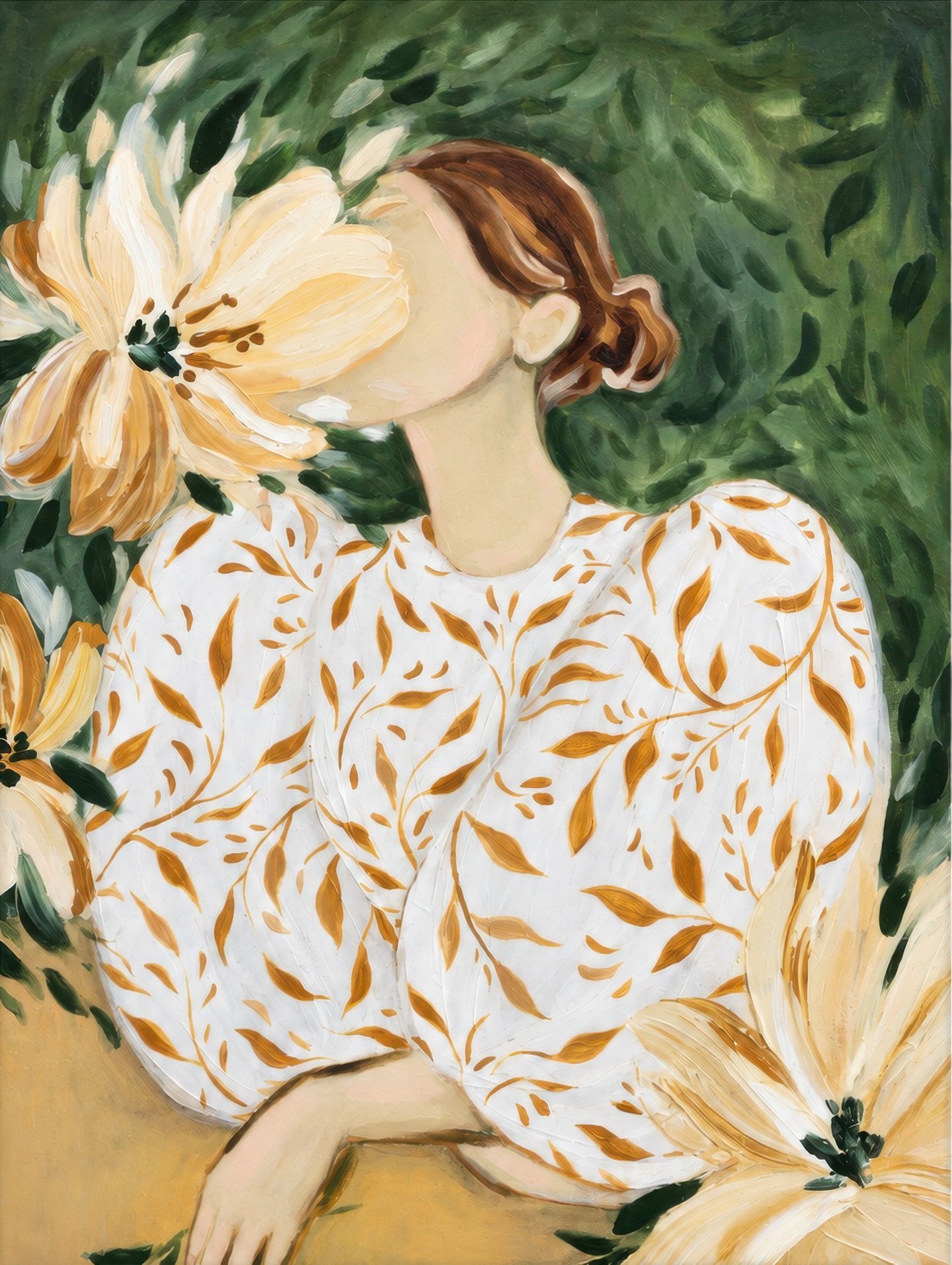 Blossom-Veiled Redhead