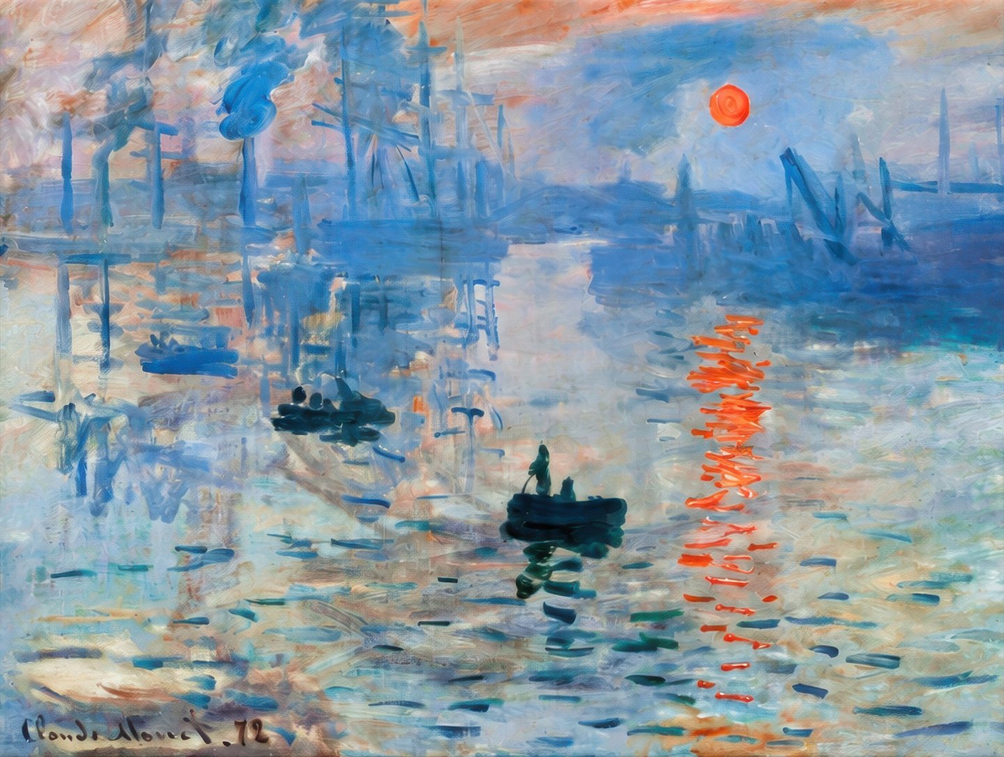 Rowboat in Harbour Haze